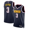 NBA Mænd Trøje Denver Nuggets Bones Hyland 3 2022-23 Nike Icon Edition Navy Swingman